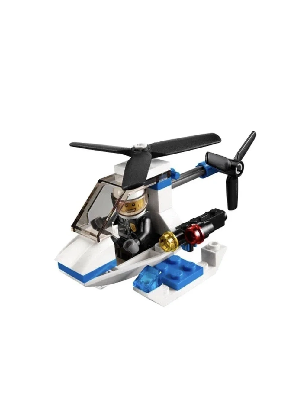 LEGO # 30014 CITY: Police Helicopter 32pc Small Polybag Retired Cop Copter 2011